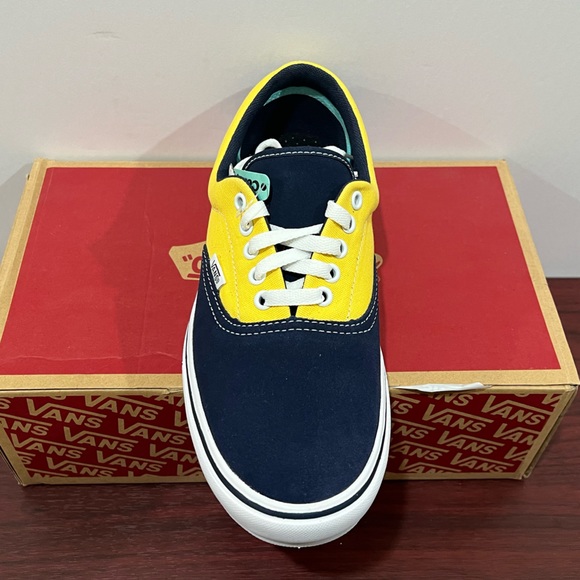 Vans Era ComfyCush, VN0A3WM9VNO, Blue & Yellow - Picture 4 of 12